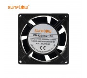 Рамков вентилатор Sunflow FM9238A2HBL, 92 × 92 × 38 mm, 220 V AC