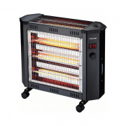 Кварцова печка Eurolamp 2400W с вентилатор, овлажнител и термостат, 300-41407