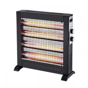 Кварцова печка Eurolamp SLIM 2800 W, с термостат, черна — 300-41402