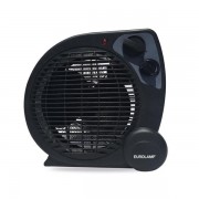 Вентилаторна печка Eurolamp 1000/2000W, черна 300-41205