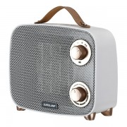 Керамична вентилаторна печка Eurolamp Vintage 1500W, бяла 300-41354