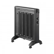 Отоплителен уред Eurolamp MICA 2000 W, с термостат, черен — 300-41611