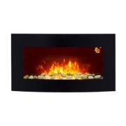 Електрическа камина Eurolamp 2000W с дистанционно 300-41750