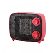 Керамична вентилаторна печка Eurolamp Vintage 1500W, червена 890-50018