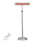 LINEME 70-00703 – Подов отоплител Ruby Red Halogen с дистанционно, 1800 W