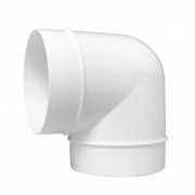 Пластмасово коляно Europlast AL100-90 Ø100 мм, 90°
