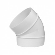 Пластмасово коляно Europlast AL100-45 Ø100 мм, 45°