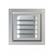 Вентилационна решетка със защитна мрежа, метална 1212 MC 120x120mm, сребриста