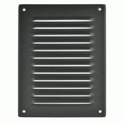 Вентилационна решетка със защитна мрежа 140×210 AirRoxy 02-733GR графит