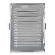 Вентилационна решетка със защитна мрежа 140x210 AirRoxy 02-731 неръждаема стомана