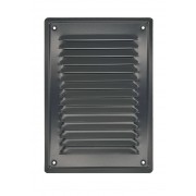Вентилационна решетка със защитна мрежа 140×210 AirRoxy 02-719 GR графит