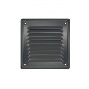 Вентилационна решетка със защитна мрежа 140×140 AirRoxy 02-717 GR графит