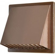AirRoxy клапна вентилационна решетка 02-502BR, 170×170, Ø125, кафява