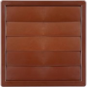 Пластмасова вентилационна решетка AirRoxy 02-332, 170×170, 80-150 ØD кафява, регулируема