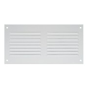 Вентилационна решетка със защитна мрежа, метална Europlast MR2010 200x100mm, бяла