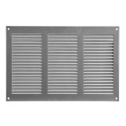Вентилационна решетка със защитна мрежа, метална Europlast MR3020P 300x200mm, сива