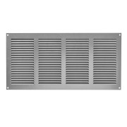 Вентилационна решетка със защитна мрежа, метална Europlast MR4020P 400x200mm, сива