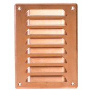 Вентилационна решетка със защитна мрежа, метал Europlast MR1419Cu 140x190mm, мед