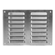 Вентилационна решетка със защитна мрежа, метал Europlast MR2619AI 260x190mm, алуминий