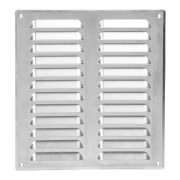 Вентилационна решетка със защитна мрежа, метал Europlast MR2628AI 260x280mm, алуминий
