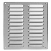 Вентилационна решетка със защитна мрежа, метал Europlast MR2628i 260x280mm, инокс