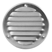 Вентилационна решетка със защитна мрежа, метал Europlast MR100Zn Ø100mm, калайдирано желязо