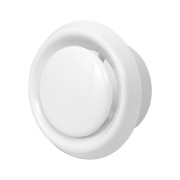 Пластмасов анемостат Europlast VD125 Ø125 мм бял