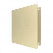 Метална квадратна решетка VENTEUROPE 1414RVM-BG, 140 × 140 mm, бежова, с мрежа и магнити
