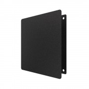 Метална квадратна решетка VENTEUROPE 1414RVM-B, 140 × 140 mm, черна, с мрежа и магнити