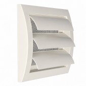 Пластмасова вентилационна решетка EUROPLAST ABS 190х190, цвят бял