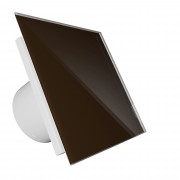 Вентилатор за баня VENTEUROPE EON BD100/9069 Ø100 mm, стъклен панел кафяво