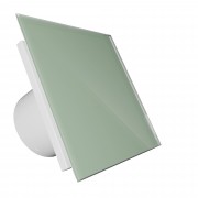 Вентилатор за баня VENTEUROPE EON BD100/9071 Ø100 mm, стъклен панел светлозелено