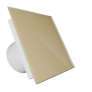 Вентилатор за баня VENTEUROPE EON BD100/9066 Ø100 mm, стъклен панел бежово