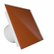 Вентилатор за баня VENTEUROPE EON BD100/9072 Ø100 mm, стъклен панел теракотено червено