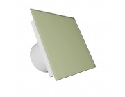 Вентилатор за баня VENTEUROPE EON BD125/9642 Ø125 mm, стъклен панел светлозелено мат