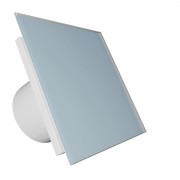 Вентилатор за баня VENTEUROPE EON BD100/9644 Ø100 mm, стъклен панел пастелно синьо мат